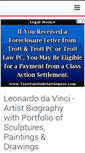 Mobile Screenshot of leonardo-da-vinci.net